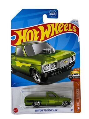Hot Wheels 2025 Custom ’72 Chevy LUV Green Pickup HW Hot Trucks Series New on Ca